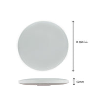 Plafoniera LED Spectrum 32W 6000K 230V IP54 rotonda Bianco Nero 3450 lumen fascio 115° montaggio a superficie