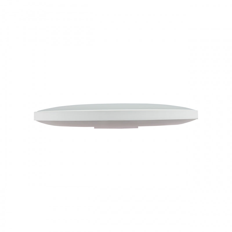Plafoniera LED Spectrum 32W 6000K 230V IP54 rotonda Bianco Nero 3450 lumen fascio 115° montaggio a superficie