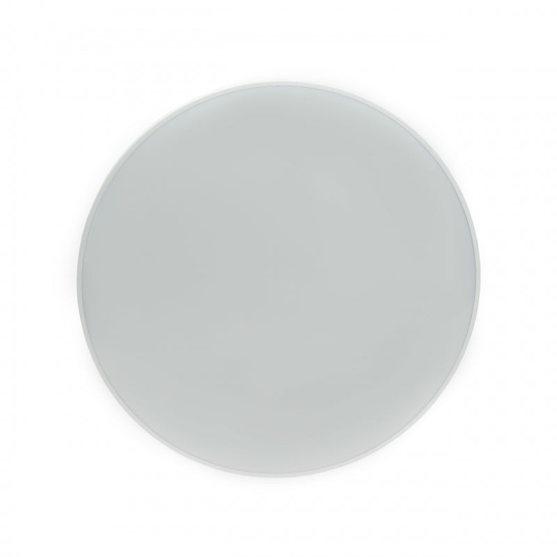 Plafoniera LED Spectrum 32W 6000K 230V IP54 rotonda Bianco Nero 3450 lumen fascio 115° montaggio a superficie