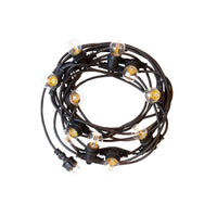 Catena luminosa festone LED Spectrum 5m con 10x portalampade E27, 220-240V, IP20, 3000K, CE RoHS, garanzia 5 anni