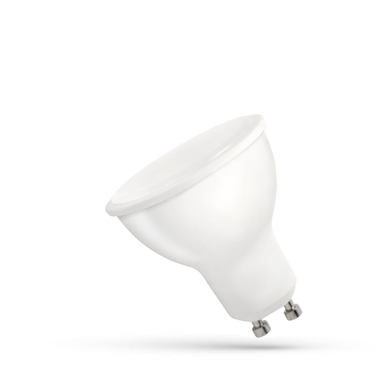 Spectrum LED GU10 230V 6W Bianco Freddo 6000K 540 lumen fascio 120° non dimmerabile con copertura opalina