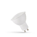 Lampadina Spectrum LED GU10 230V 1.5W 3000K Bianco Caldo 120 lumen con copertura opalina, angolo di fascio 120°