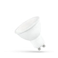 Lampadina Spectrum LED GU10 230V 6W 4000K bianco neutro 520 lumen angolo fascio 120° con copertura opalina