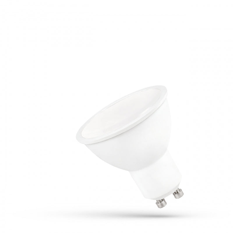 Lampadina Spectrum LED GU10 230V 9W 6000K bianco freddo 860 lumen non dimmerabile con copertura opalina Bianco