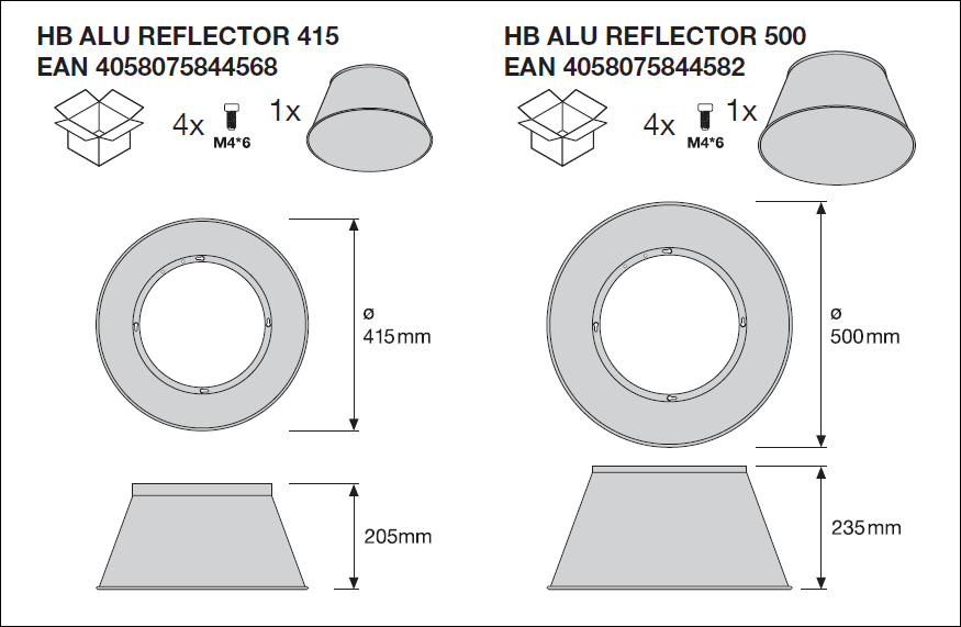 Spectrum LED Highbay Gen 5 Alluminio Nero 75W 4000K 13500 lumen 110D IP66 dimmerabile 1-10V