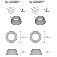 Spectrum LED Highbay Gen 5 Alluminio Nero 75W 4000K 13500 lumen 110D IP66 dimmerabile 1-10V