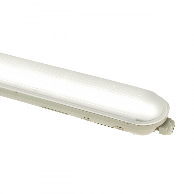 Spectrum LED LIMEA GIGANT Ermetico 1200mm 38W 6000K 230V IP65 IK10 Bianco Freddo Luce da Soffitto o Sospesa Grigio