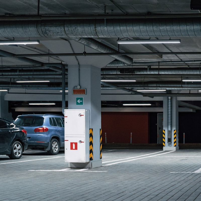 Spectrum LED LIMEA GIGANT Ermetico 1200mm 38W 6000K 230V IP65 IK10 Bianco Freddo Luce da Soffitto o Sospesa Grigio