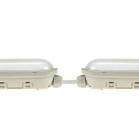 Spectrum LED LIMEA GIGANT Ermetico 1200mm 38W 6000K 230V IP65 IK10 Bianco Freddo Luce da Soffitto o Sospesa Grigio