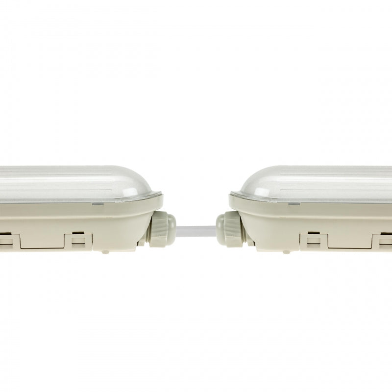 Spectrum LED LIMEA GIGANT Ermetico 1200mm 38W 6000K 230V IP65 IK10 Bianco Freddo Luce da Soffitto o Sospesa Grigio