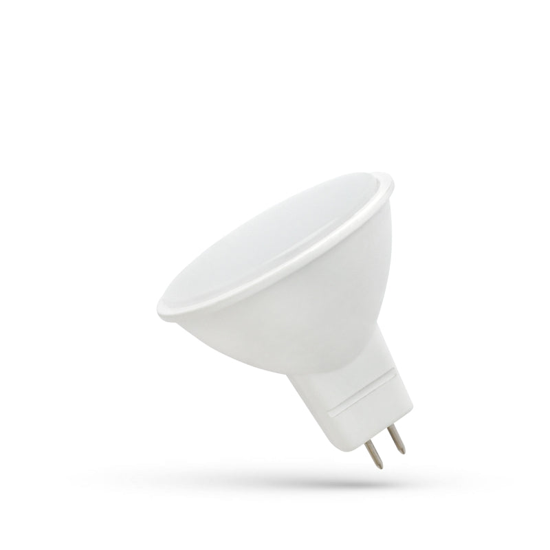 Lampadina Spectrum LED MR16 GU5.3 4W 12V 3000K Bianco Caldo con 340 lumen e angolo di emissione di 120°