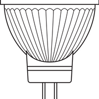 Faretto LED Riflettore Spectrum GU4 MR11 2.8W 2700K 184 lumen 36D Dimmerabile sostituisce 20W