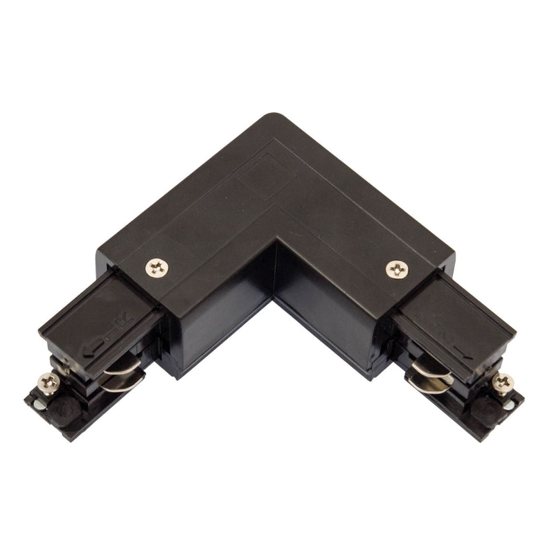 Accessorio per illuminazione a binario da interno Spectrum LED SPS 2 Connettore L Destro Nero, Alluminio, 230V, IP20