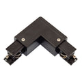 Accessorio per illuminazione a binario da interno Spectrum LED SPS 2 Connettore L Destro Nero, Alluminio, 230V, IP20