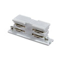 Spectrum LED SPS 2 straight connector White, aluminum housing, 230V, IP20 ceiling or suspended track lighting