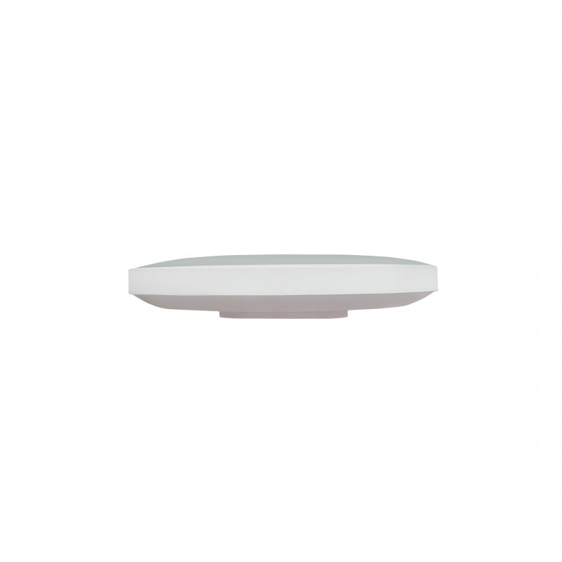 Plafoniera LED Spectrum a montaggio superficiale 18W 6000K 230V IP54 2050 lumen Bianco Nero tonda 250mm