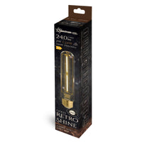 Lampadina Spectrum LED T30 E27 2W 230V filamento COG 240 lumen 2400K bianco caldo Retro Shine