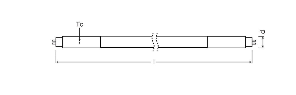Spectrum Tubo LED T5 Alta Efficienza 4W 4000K 400 lumen 29cm Bianco Freddo sostituisce 8W