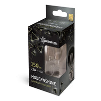Spectrum MODERNSHINE LED GLS A60 2.5W E27 230V 4000K Neutral White Smoked Glass Bulb, 150 lumens