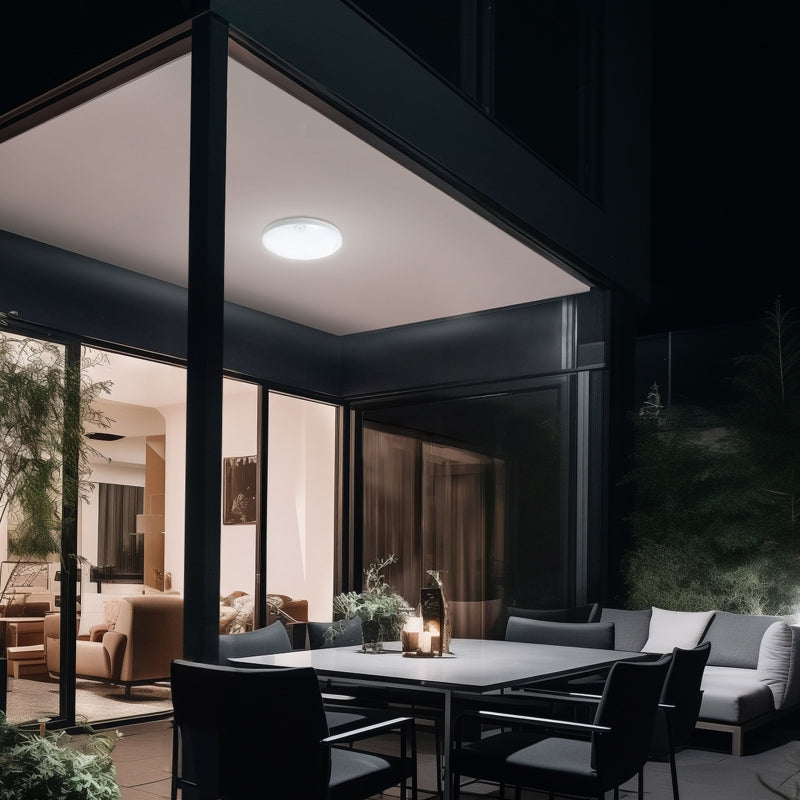 Plafoniera LED Spectrum NYMPHEA PROXI PIR 18W 230V 4000K 2200 lumen 120° IP54 Rotonda Bianca da Superficie