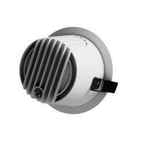 Spectrum ORBITO Faretto LED da Incasso 14-27W 4000K 230V IP44 CRI 90 UGR<19 Bianco Rotondo Riflettore Nero a Filo Soffitto