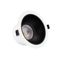 Spectrum ORBITO Faretto LED da Incasso 14-27W 4000K 230V IP44 CRI 90 UGR<19 Bianco Rotondo Riflettore Nero a Filo Soffitto