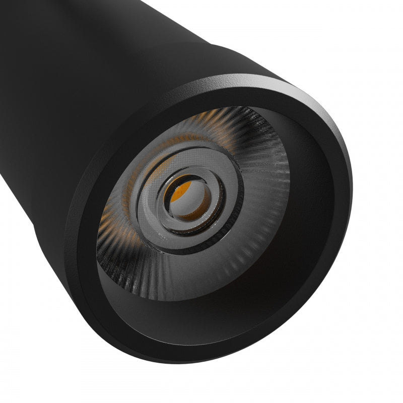 Spectrum PAVA BASIC Faretto LED su Binario 20W CCT 230V Trifase 20-45° Nero IP20 2225 lumen CRI 80