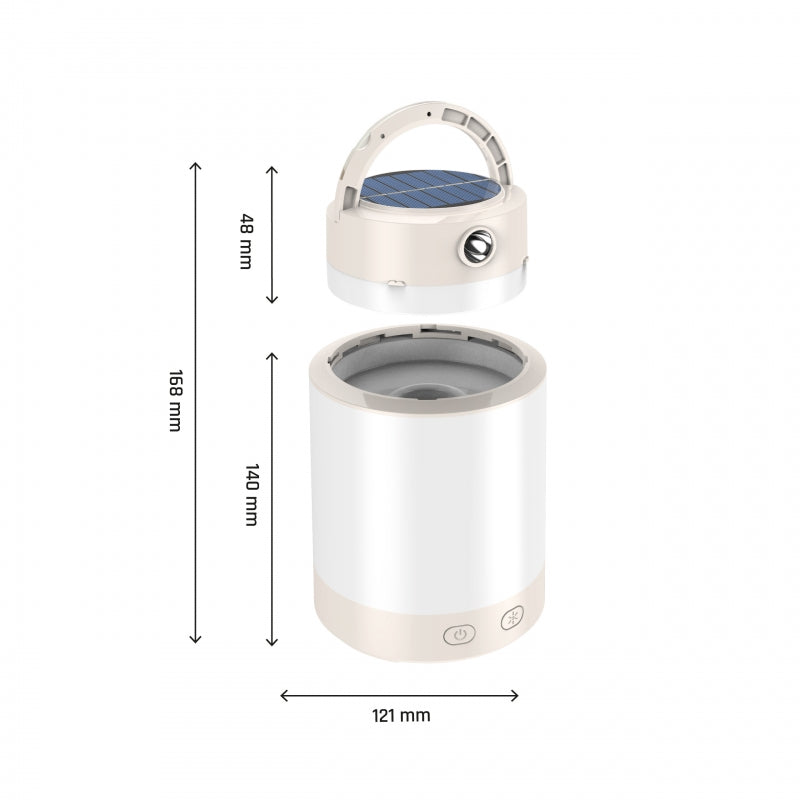 Spectrum SOLARA Campo LED camping lamp 2W 3000K-6500K IP20 USB-C solar rechargeable power bank