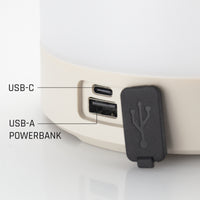 Spectrum SOLARA Campo lampada LED da campeggio 2W 3000K-6500K IP20 USB-C solare ricaricabile power bank