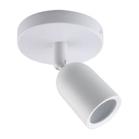 Faretto da soffitto LED Spectrum SOLIS GU10, montaggio a superficie, 230V, IP20, Bianco, 120x145mm