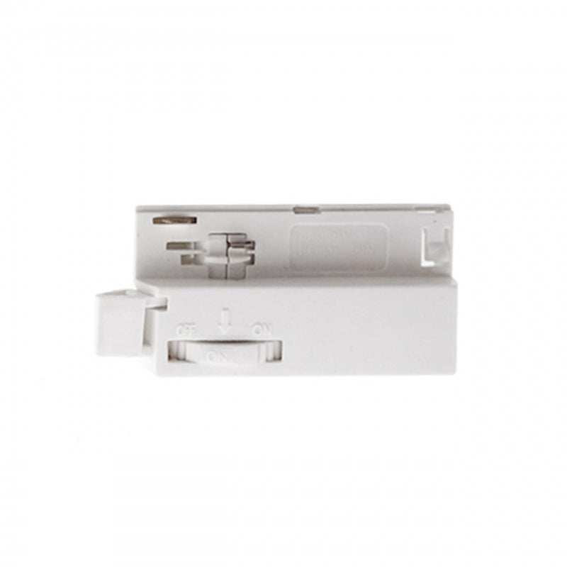 Spectrum SPS 2 Adapter 1-Phase White, 230V, IP20 Plastic Housing, Compact 74x37x37mm for Track Lighting