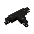 Connettore Spectrum SPS 2 T Sinistro Nero, Accessorio per Illuminazione a Binario in Alluminio, IP20, 230V, Montaggio a Soffitto o Sospeso
