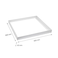 Spectrum surface mounting frame for ALGINE LINE and ALGINE PREMIUM 600x600mm LED panels, White