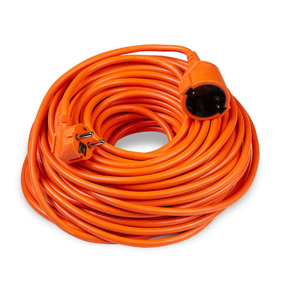 Cavo di prolunga Technik 30m 3x1.5mm² arancione, presa EU 16A, 250V max, uso interno ed esterno
