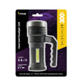 Faro portatile Technik C20 XPE+COB LED 300 lumen ricaricabile batteria 18650 USB IPX2 Bianco