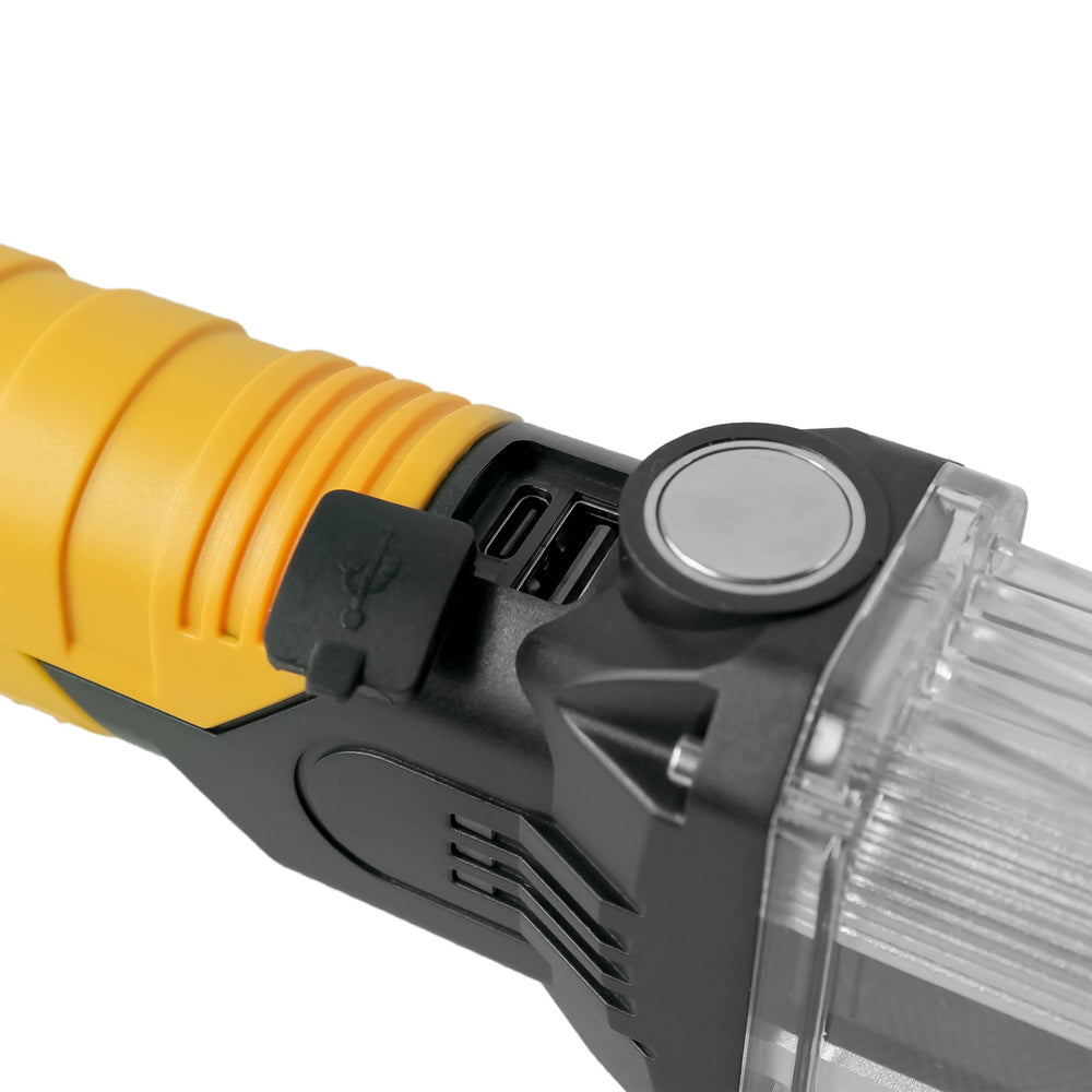 Torcia LED Technik W50 COB+XPG 1000 lumen Bianco IP55 con Batteria Ricaricabile USB Type-C e Powerbank