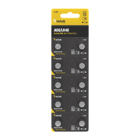 Technik Platinum Batteria a bottone alcalina AG5 LR48 193 393 1.5V Confezione da 10