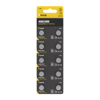 Batterie a bottone alcaline Technik Platinum 1.5V AG6 LR69 171 371 confezione da 10 per orologi ed elettronica