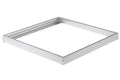 Kit cornice in alluminio TSONG per pannello LED 60x60 cm, Finitura argento, IP20, 220-240V, certificato CE RoHS
