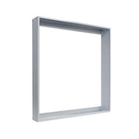 Kit cornice in alluminio TSONG per pannello LED 60x60 cm, Finitura argento, IP20, 220-240V, certificato CE RoHS