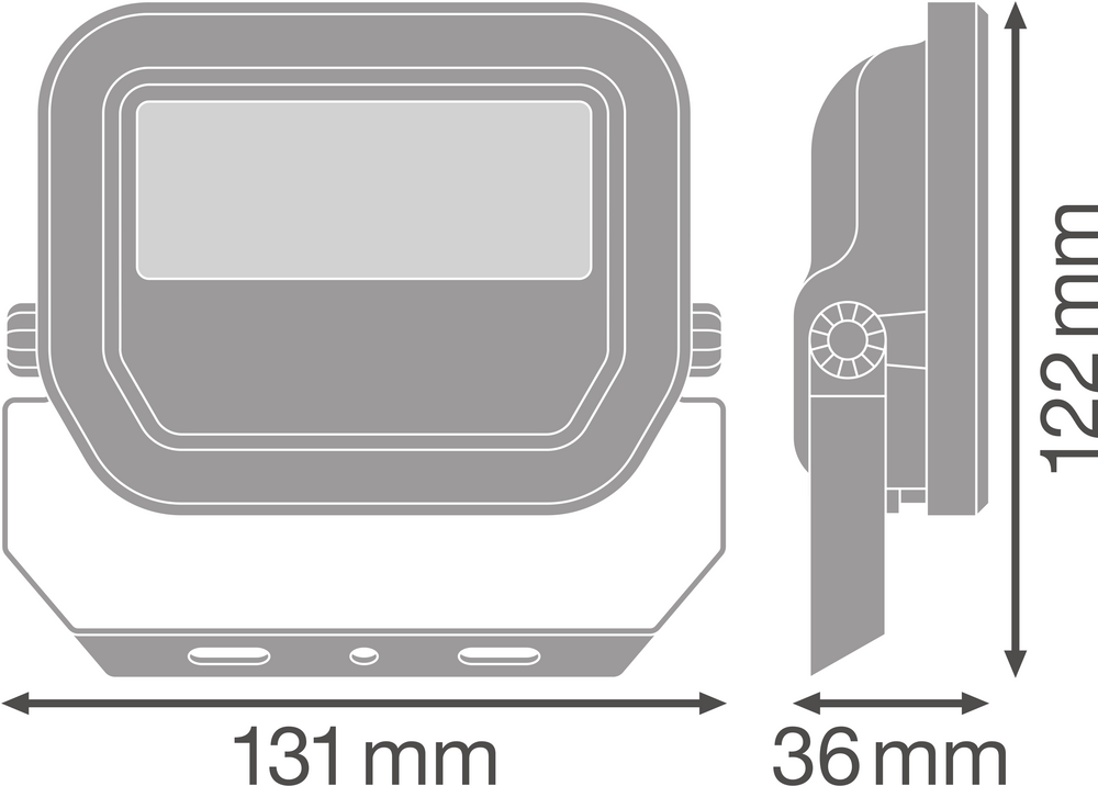Ledvance LED Floodlight GEN 3 Black 10W 1521 lumens 3000K IP65 IK10 220-240V 120° Aluminium CE RoHS