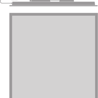 Pannello LED Tsong 33W 4320 lumen 4000K 230V IP20 CRI 80 alluminio bianco 60x60cm serie comfort