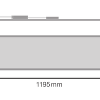Ledvance LED Panel Comfort 33W 4320 lumens 3000K UGR<19 IP20 230V Aluminium White 120x30cm CE RoHS