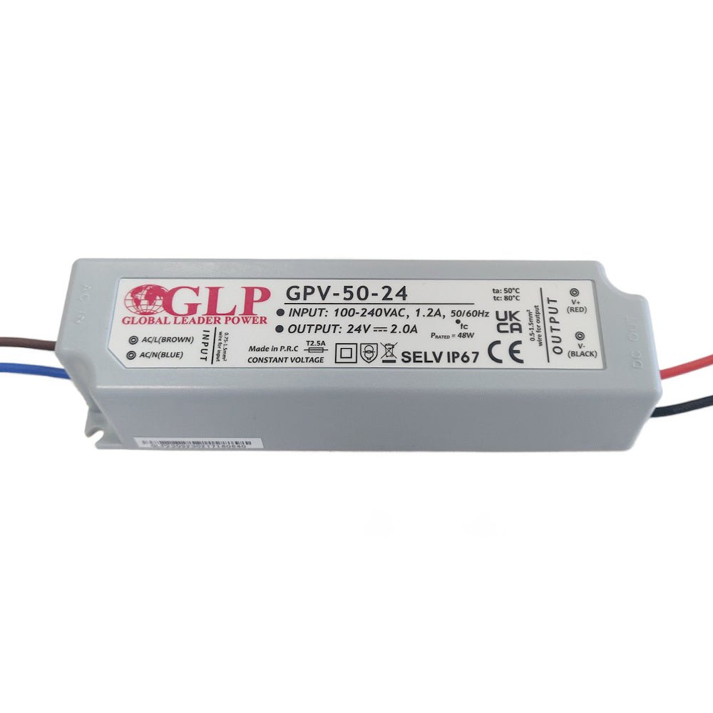 Adattatore di alimentazione LED 12v 48w 2a ip67 impermeabile di glp