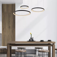 Lucide VIDAL lampada a sospensione LED 78 cm nero 120W 2700K dimmerabile