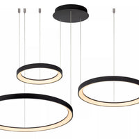 Lucide VIDAL lampada a sospensione LED 78 cm nero 120W 2700K dimmerabile