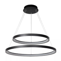 Lucide VIDAL lampada a sospensione LED Ø78cm dimmerabile 92W 2700K Nero lampada moderna