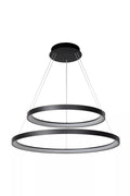 Lucide VIDAL lampada a sospensione LED Ø78cm dimmerabile 92W 2700K Nero lampada moderna