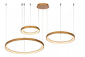 Lucide VIDAL lampada a sospensione LED 120W 2700K dimmerabile Ø78cm Ottone Oro Opaco IP20