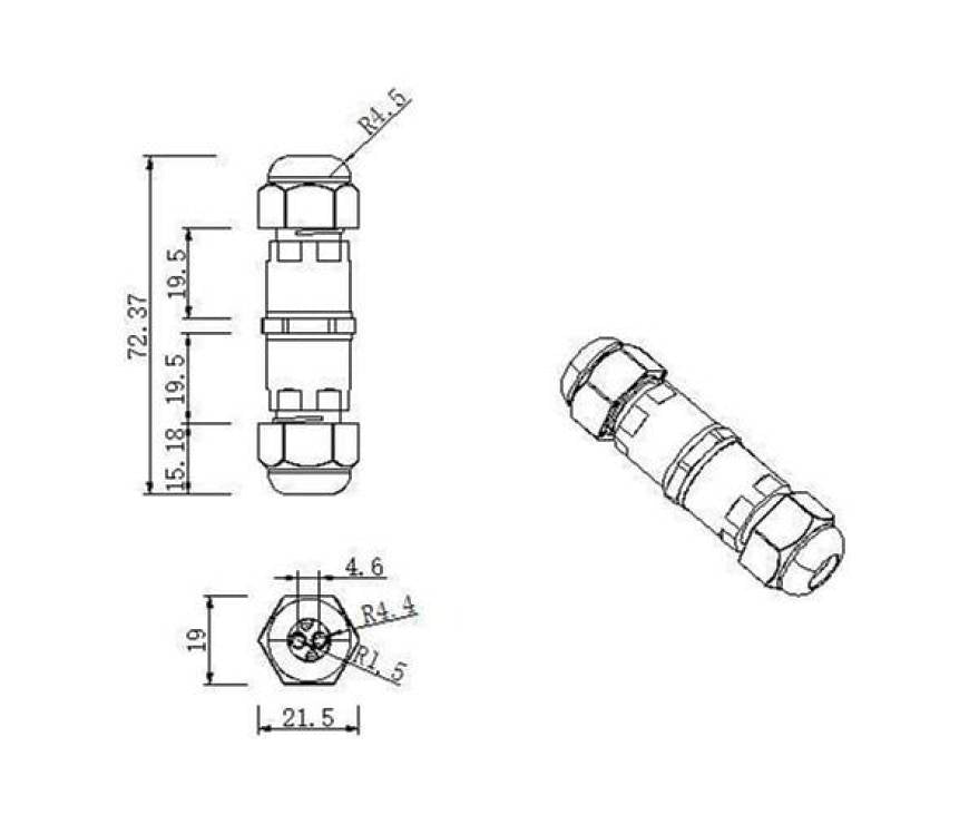 lampadina led lc 220-240v ac 4000k 5000 lumen ip20 certificata ce rohs